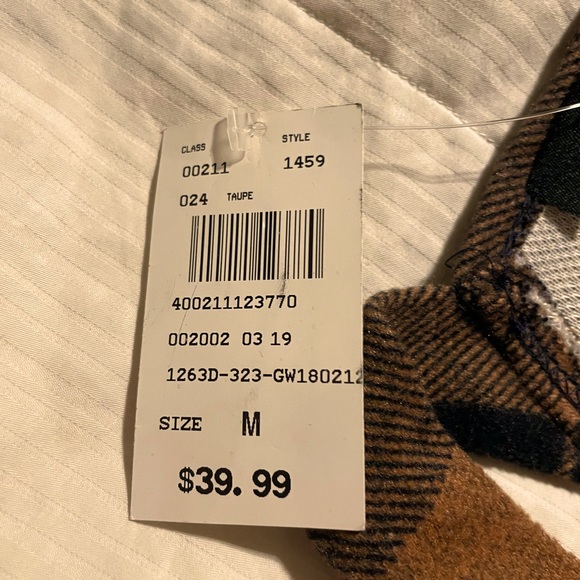 plaid overall dress, size medium - Picture 3 of 6